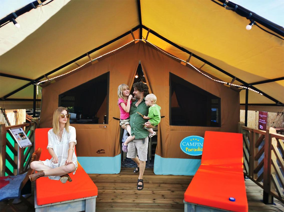 Oh! Campings - Camping Paradis A L'Ombre Des Tilleuls Peyrouse Luaran gambar